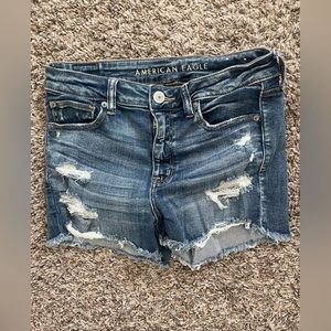 American eagle next level stretch denim shorts